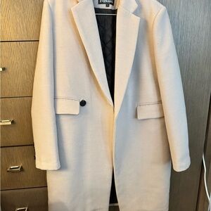 Men's Luxury Full Length Trench Coat Long Wool Overcoat Winter Windbreaker